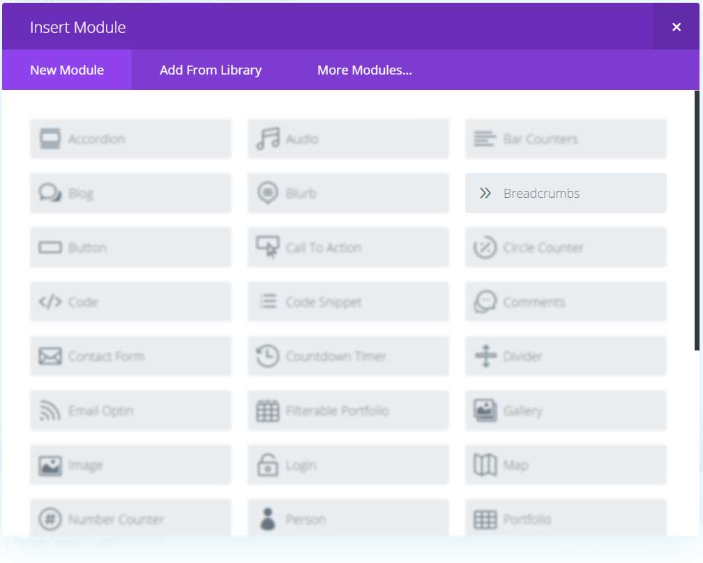 Divi Breadcrumbs Module